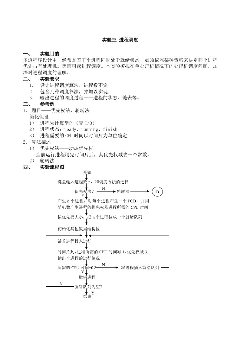 操作系统实验(进程调度存储管理磁盘调度银行家算法