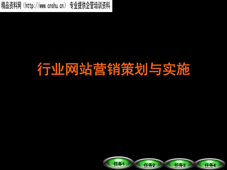 [精选]行业网站营销策划与实施