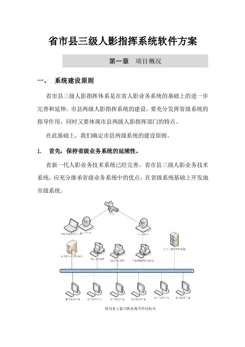 省市县三级人影指挥系统软件方案_精品