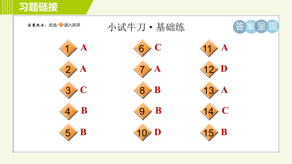 人教版七年级下册英语Unit6Period6SectionBSelfCheck习题课件