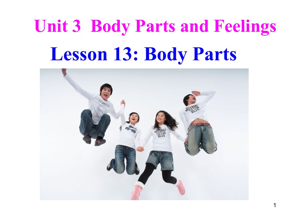 冀教版七年级英语上册-Unit-3-Lesson-13-Body-Parts课件