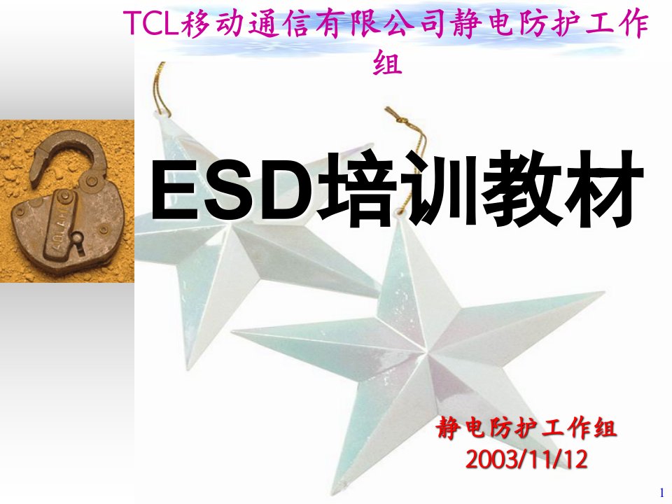 【2019年整理】ESD培训教材