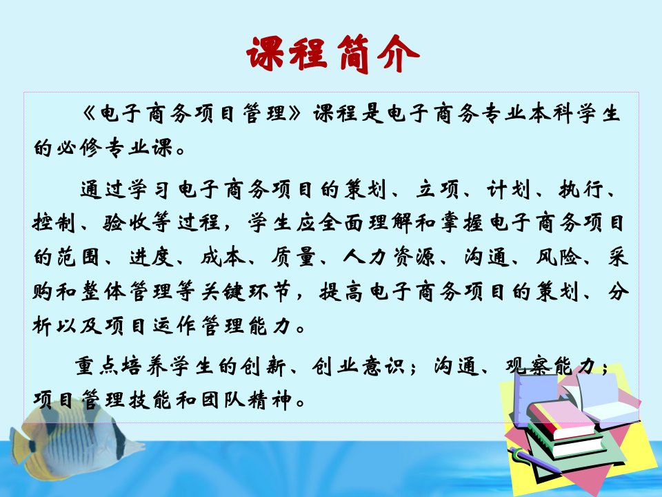 第1章电子商务项目管理基础