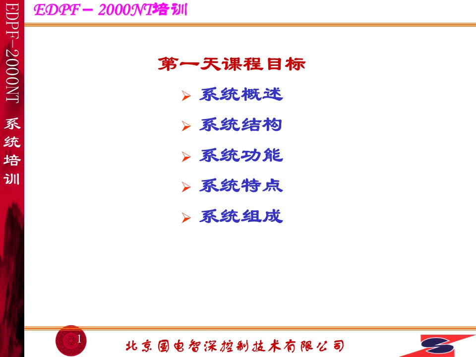 国电智深DCS系统培训专题培训课件