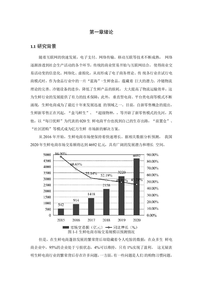 生鲜电商服务质量评价