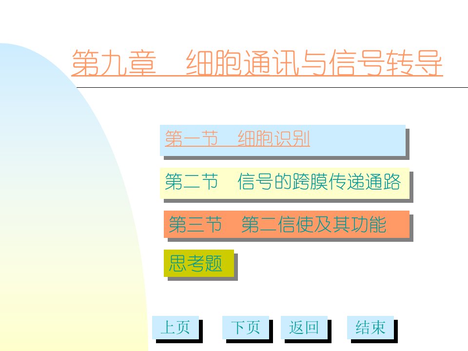 第七章细胞通讯与信号转导