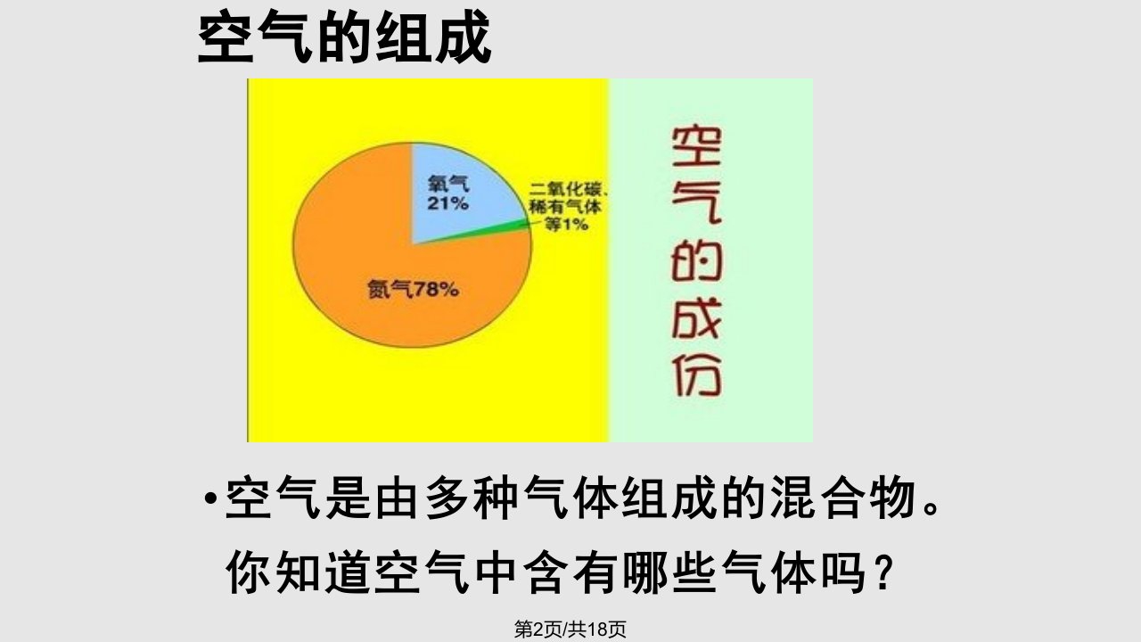 空气的性质学习