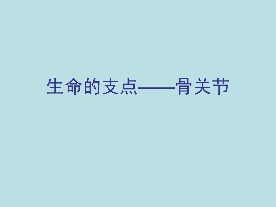 骨关节.ppt