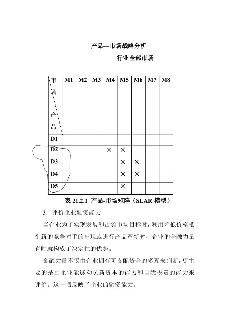 推荐-产品—市场战略分析