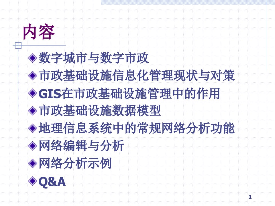 GIS在市政设施管理中的应用PPT课件