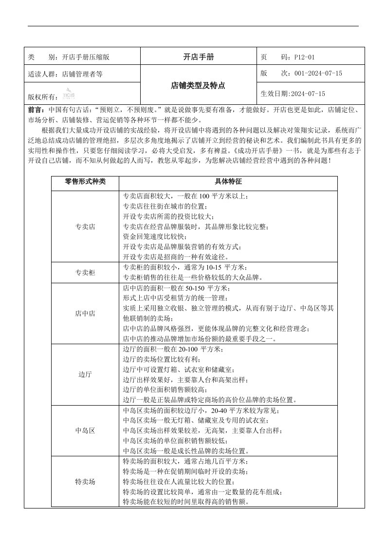 开店手册DOC15店铺管理者必读(1)