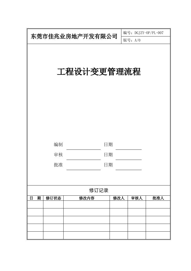 工程设计变更管理流程007