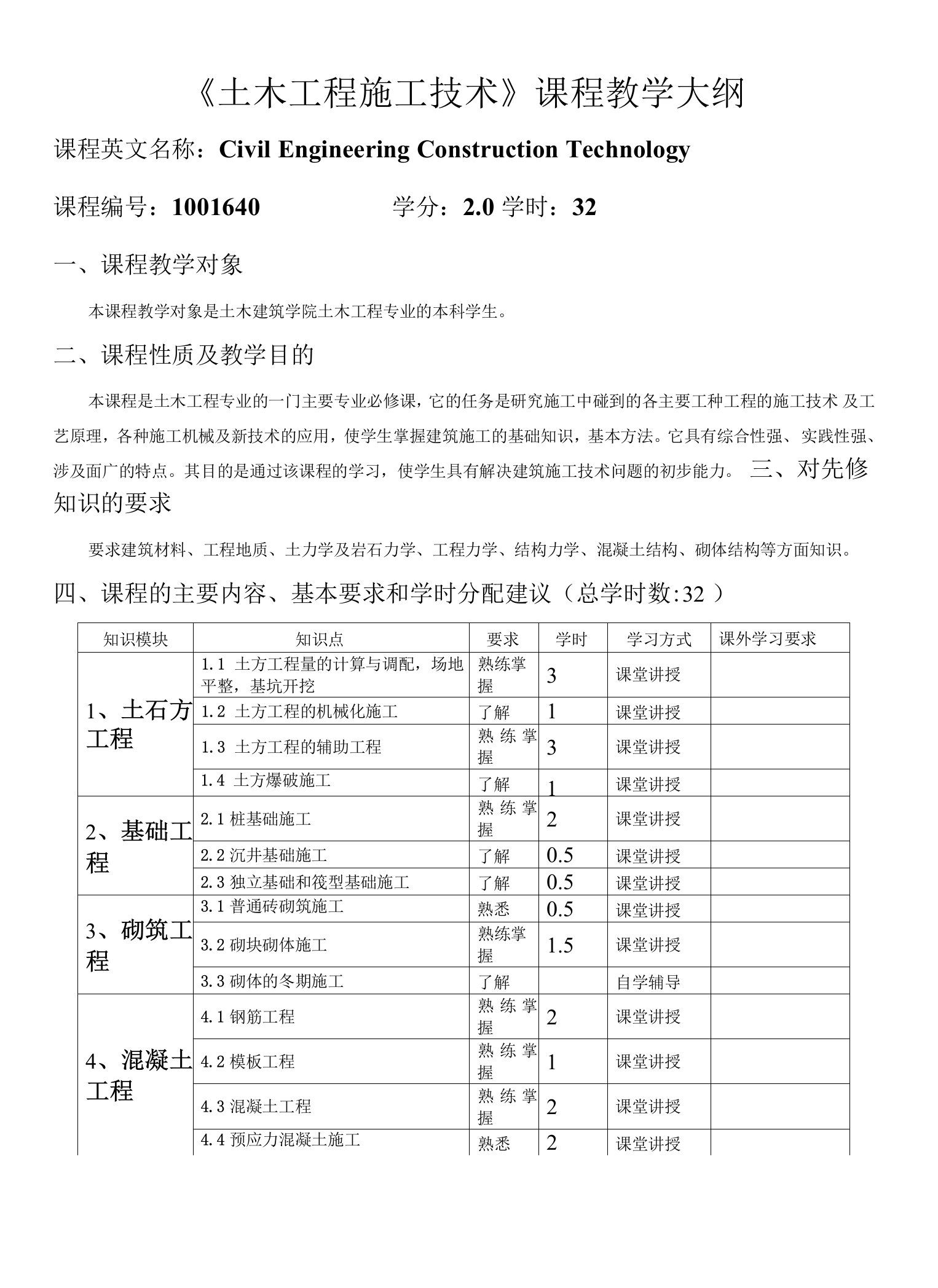 土木工程施工技术