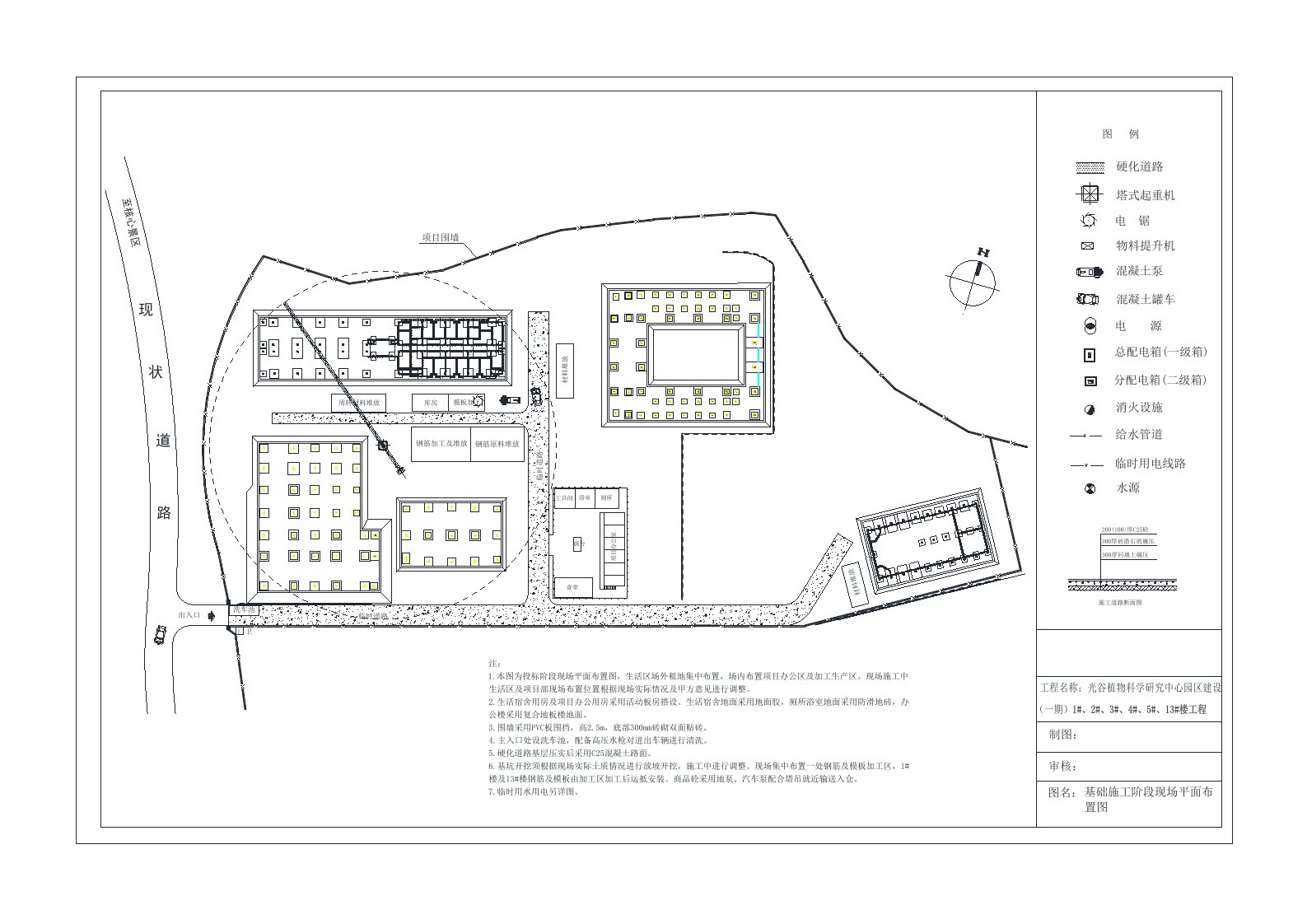 现场施工总平面布置图