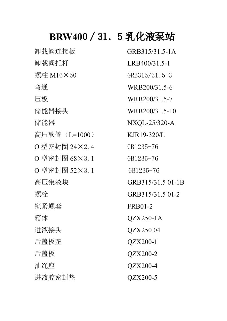 BRW400乳化液泵站