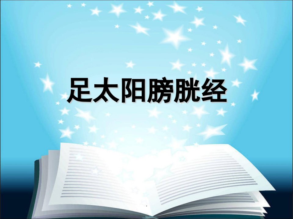 (医学课件)足太阳膀胱经PPT演示课件