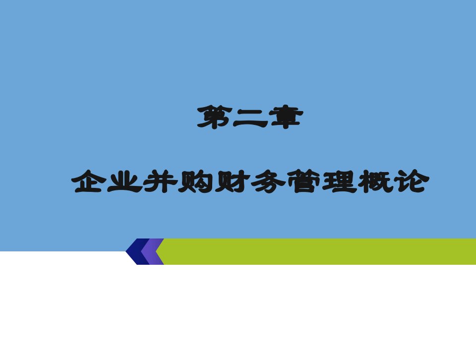 企业并购财务管理概论ppt91页