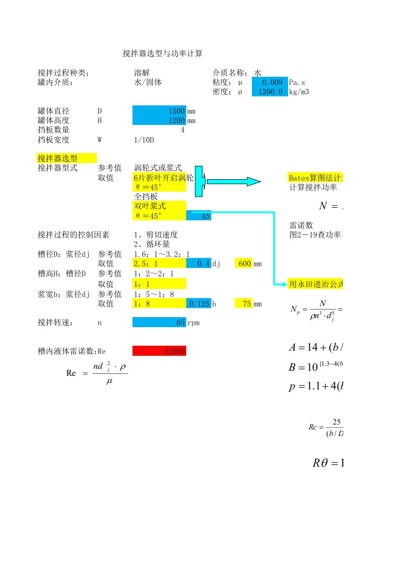 搅拌器计算