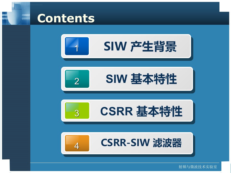 基片集成波导滤波器ppt课件