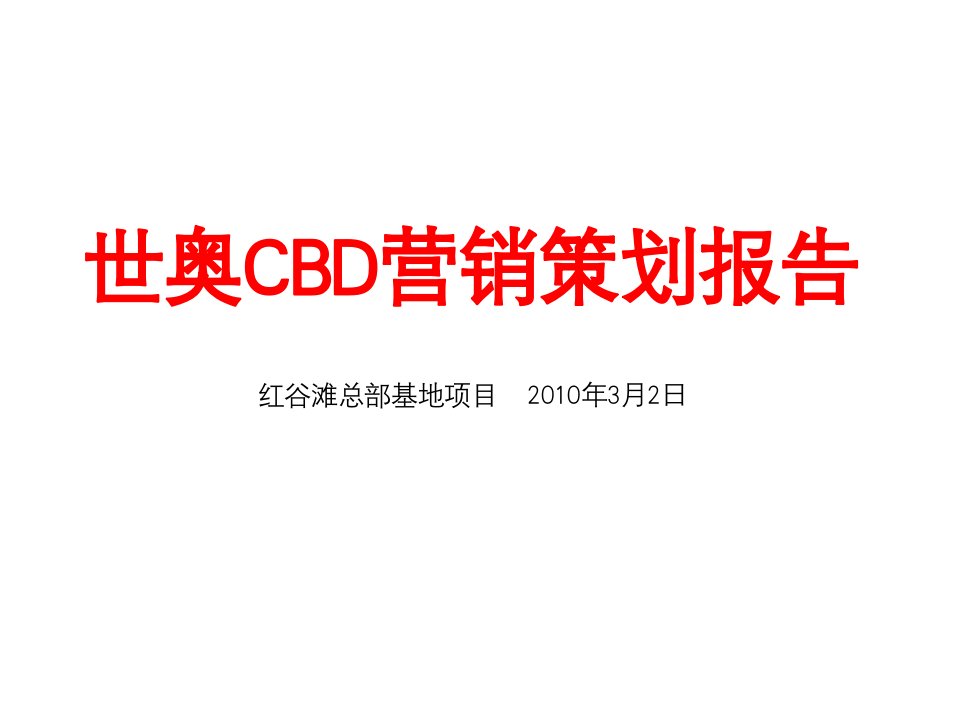 2024南昌世奥CBD营销策划报告85P