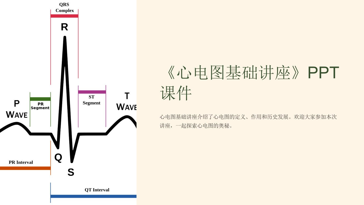 《心电图基础讲座》课件