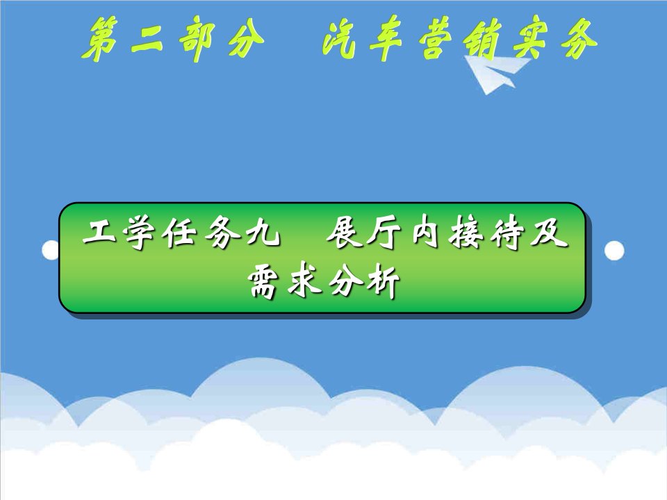 推荐-汽车销售展厅内接待及需求分析44页