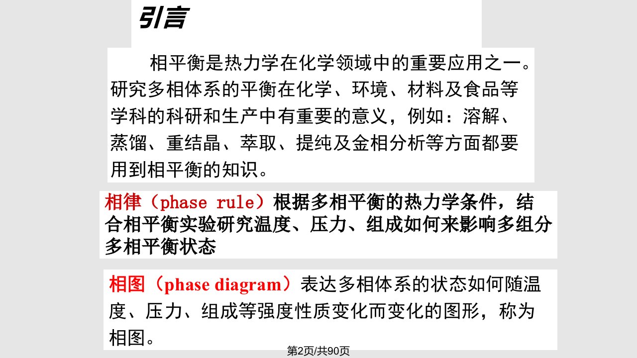 物理化学二组分体系相图