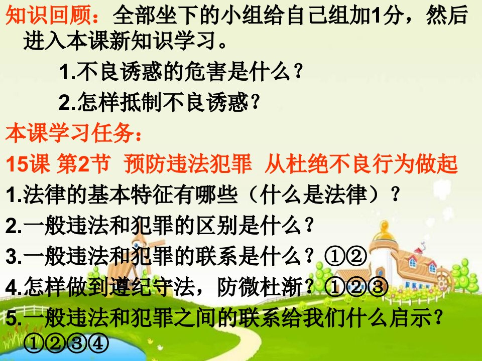 预防违法犯罪从杜绝不良行为做起课件