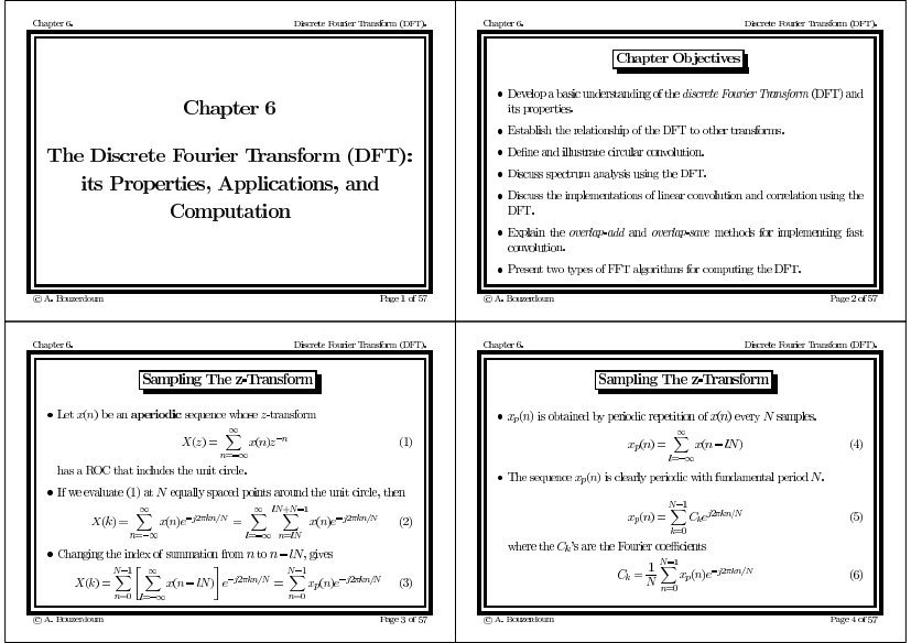 数字信号处理英文课件Chapter6