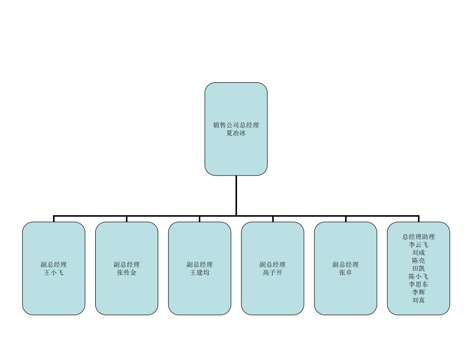 比亚迪汽车销售公司组织机构