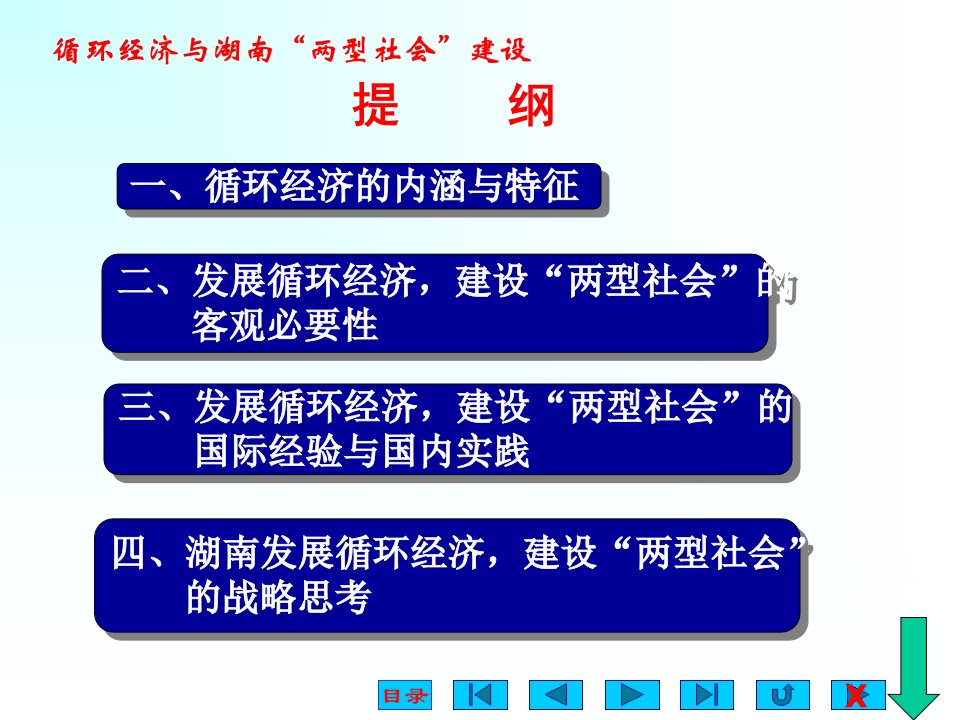 最新循环经济与湖南两型社会建设PPT课件