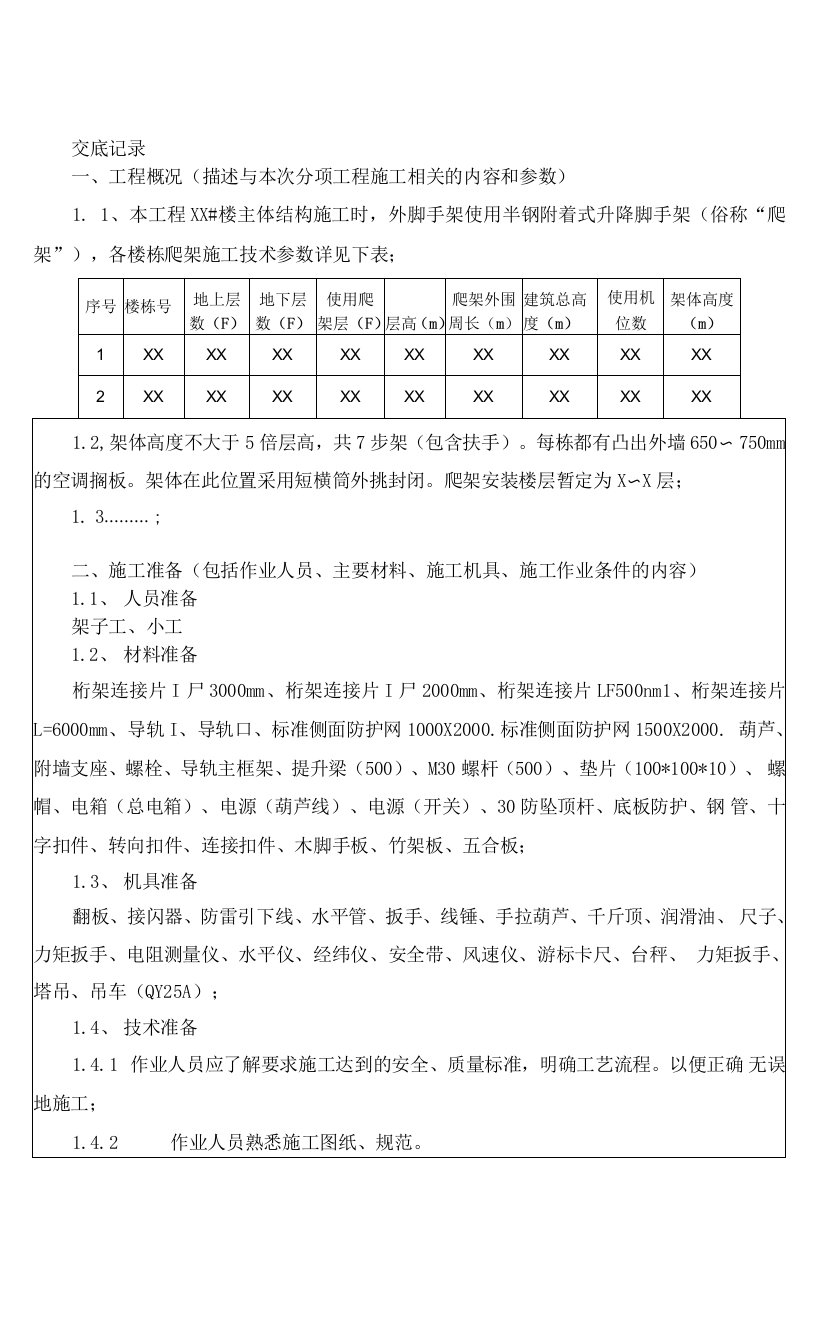 064-爬架安拆技术交底