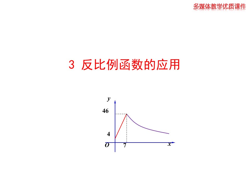 新北师大版九年级数学上册反比例函数的应用课件