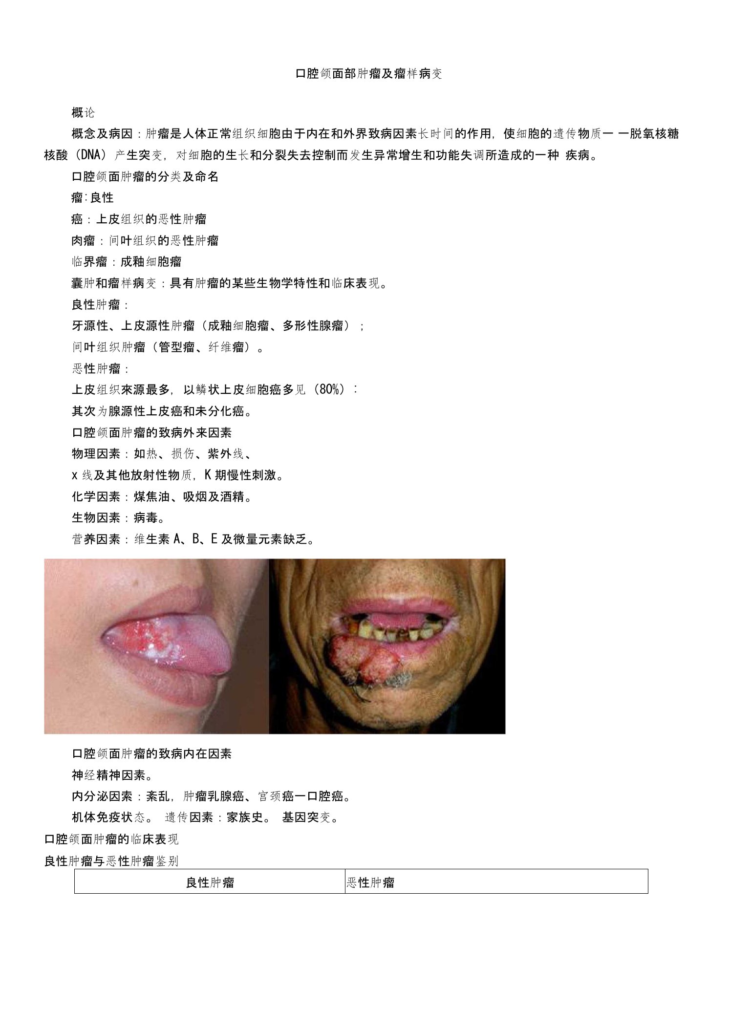 主管护师护士护理考研资格考试题库口腔颌面部肿瘤及瘤样病变