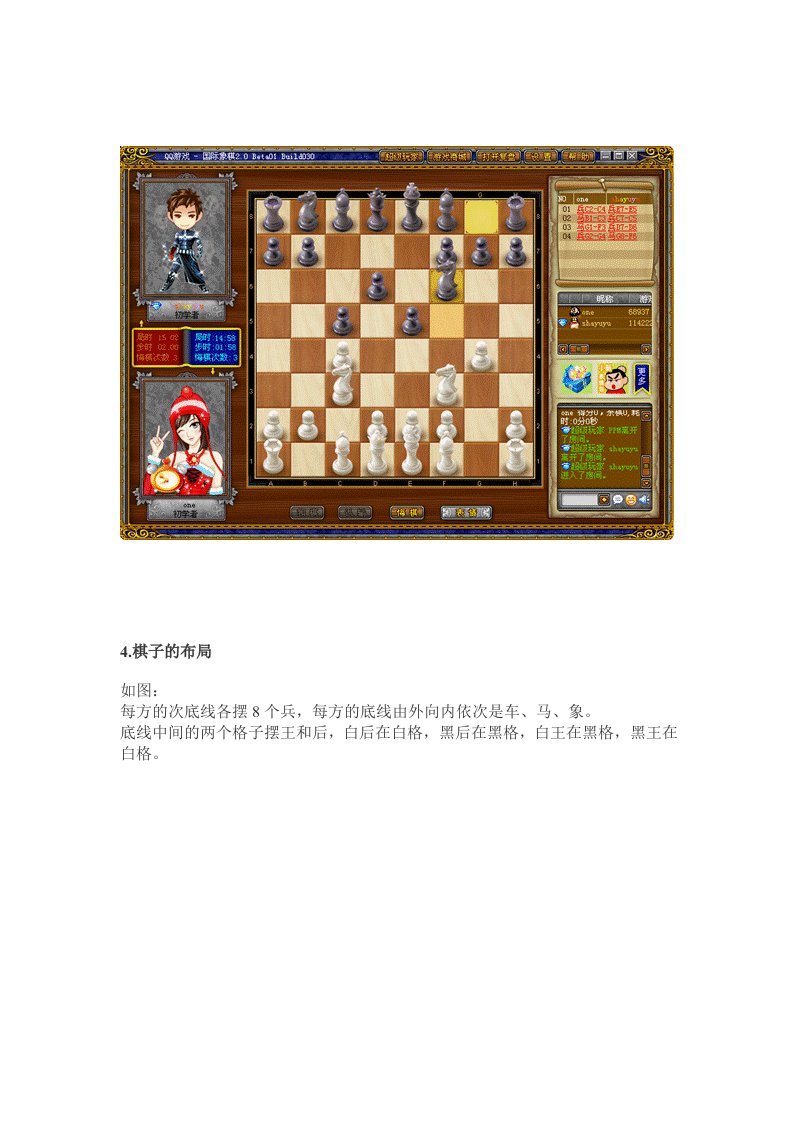 国际象棋规则图解