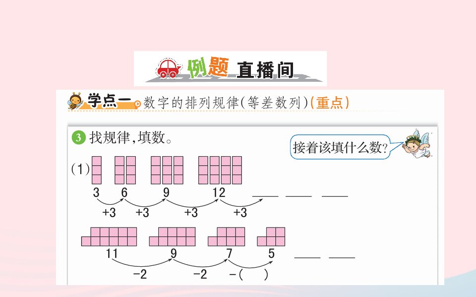 一年级数学下册7找规律2解决问题课件新人教版