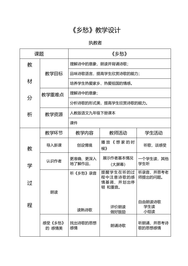 初中语文