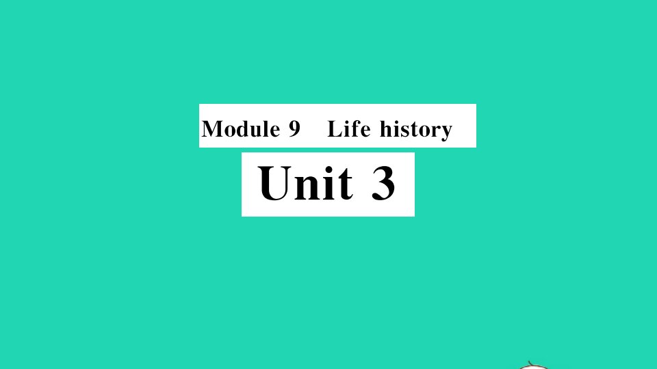 七年级英语下册Module9LifehistoryUnit3Languageinuse小册子作业课件新版外研版