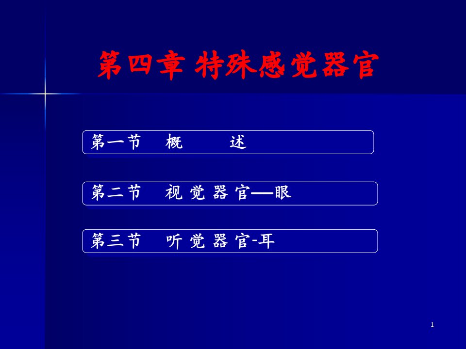 人体解剖生理学第四章特殊感觉器官ppt课件