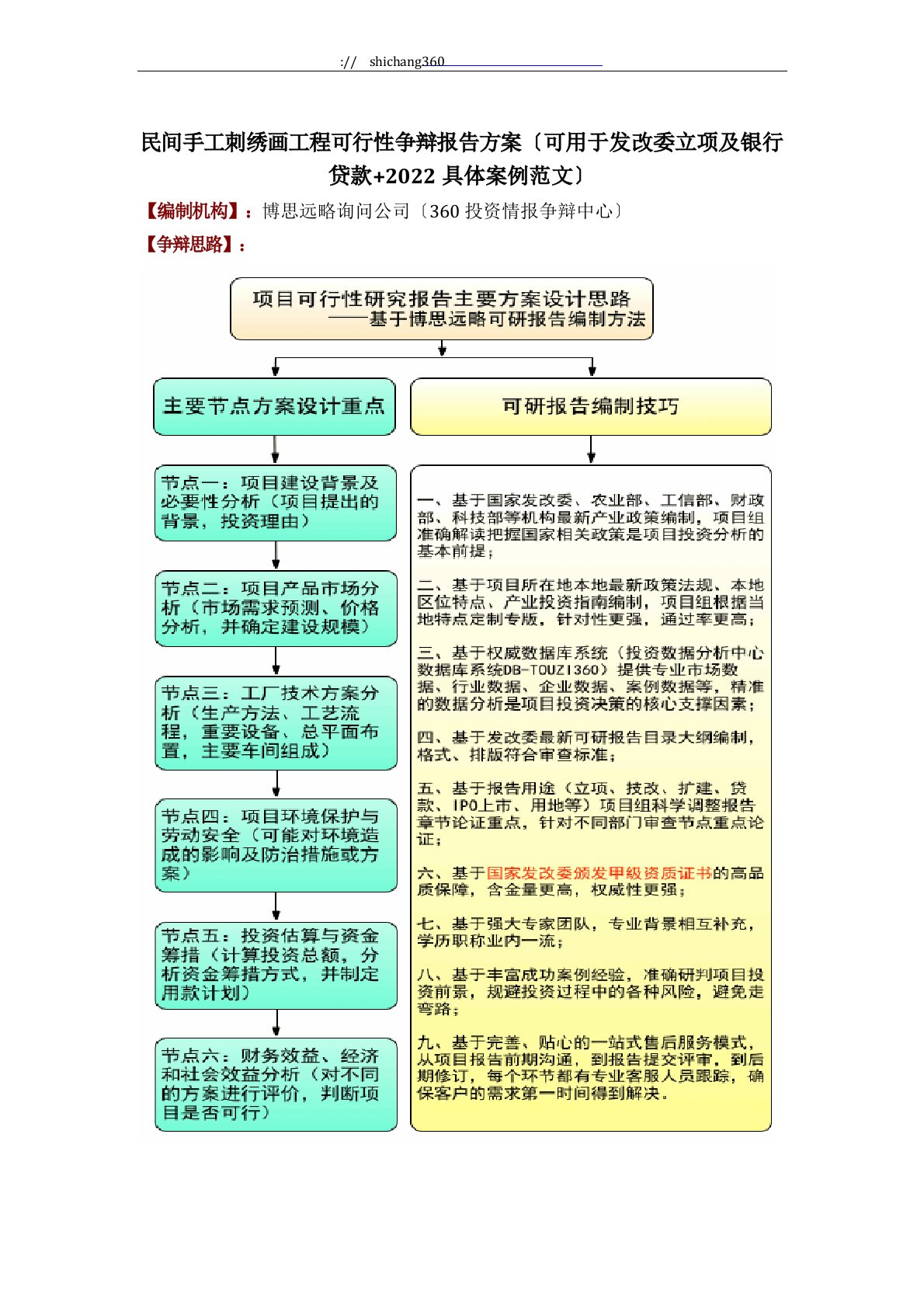 民间手工刺绣画项目可行性研究报告方案