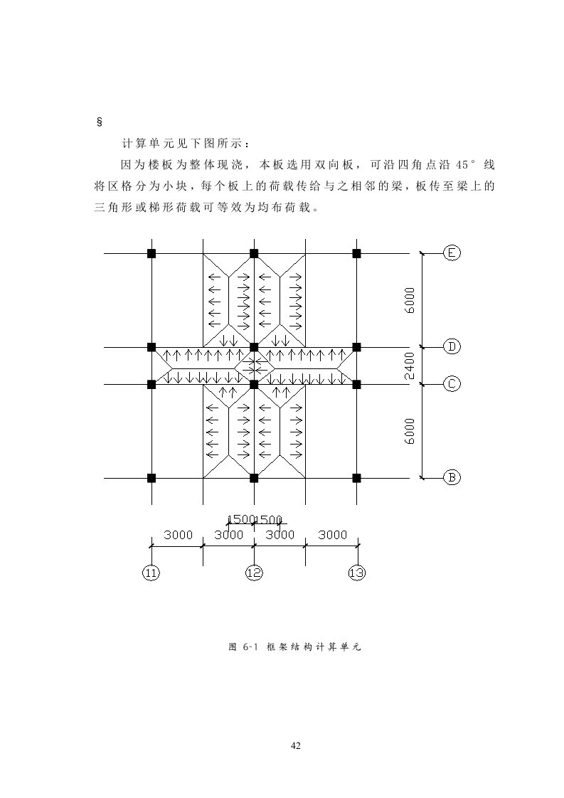 板传梁梁传柱荷载计算