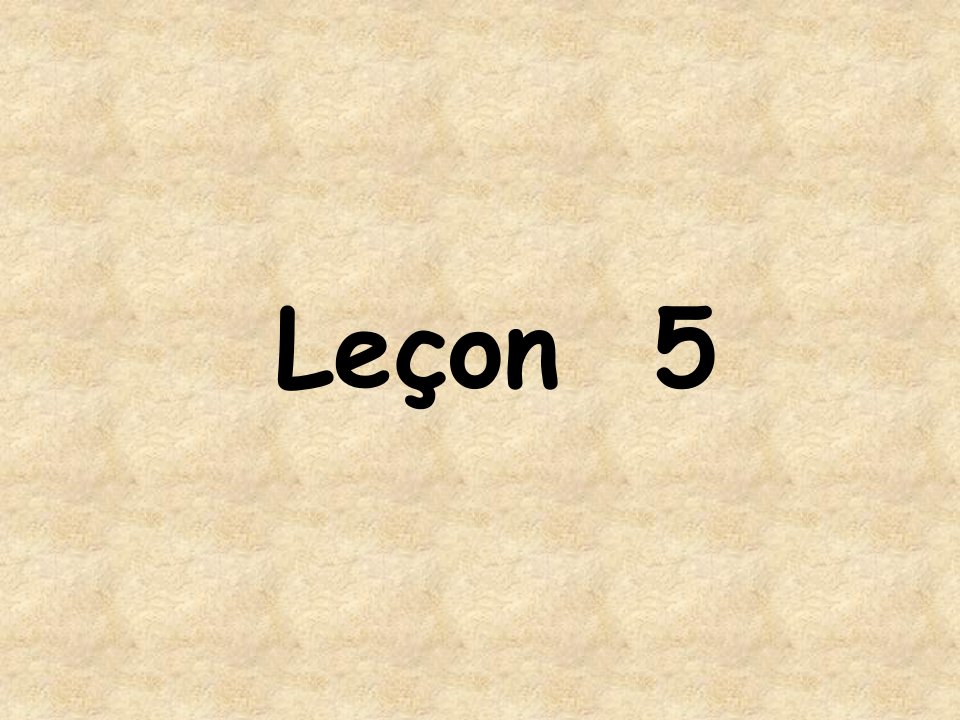 lecon