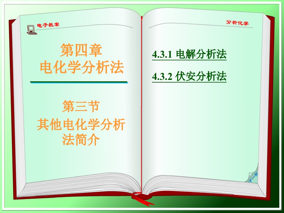 其他电化学法公开课获奖课件省赛课一等奖课件