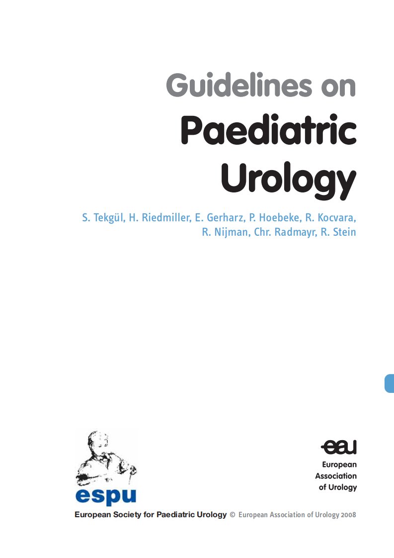 Paediatric_Urology小儿泌尿外科学