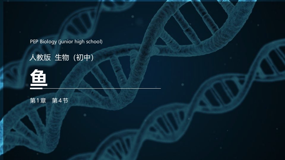 人教版八年级上册生物《第4节