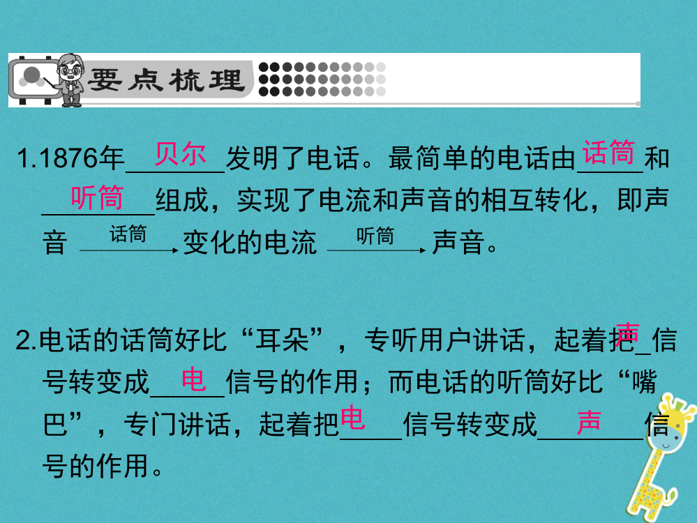 届九级物理全册现代顺风耳电话新版新人教版PPT课件