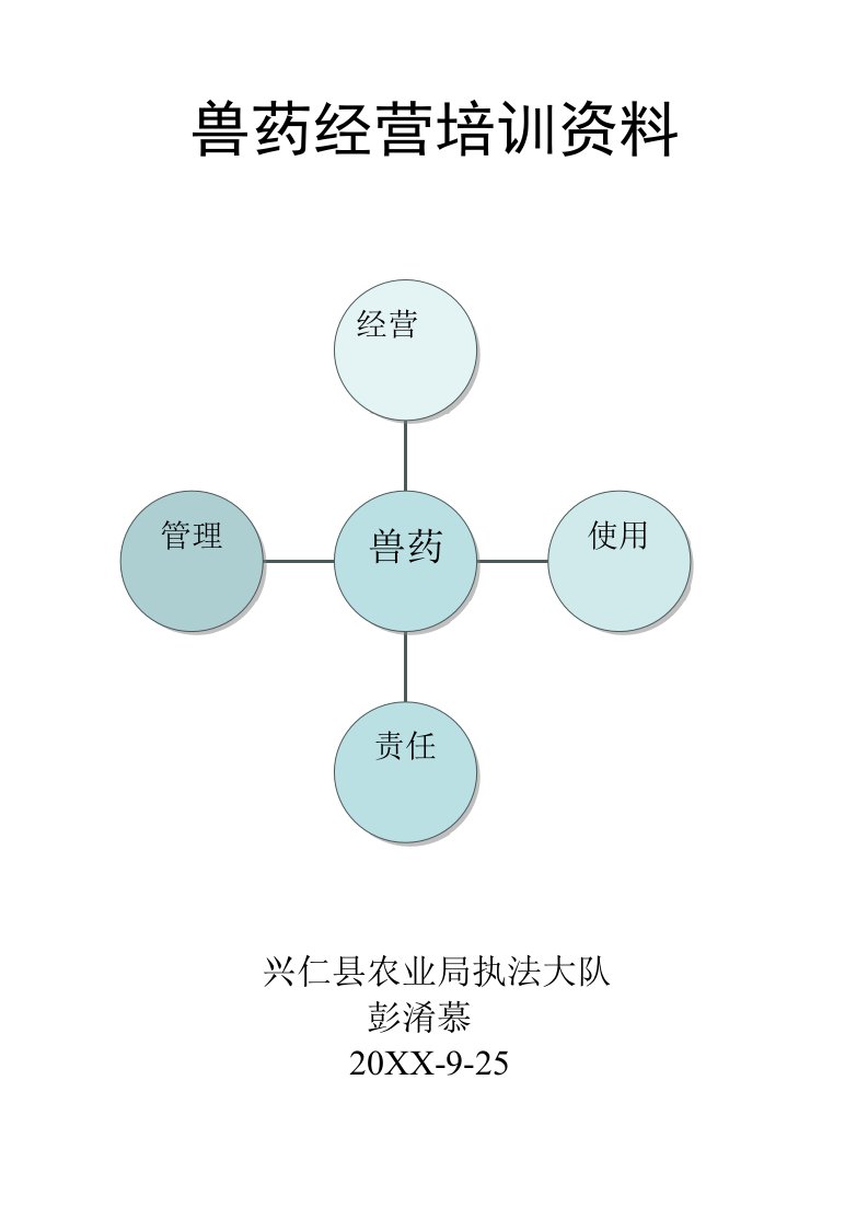 医疗行业-兽药经营培训资料