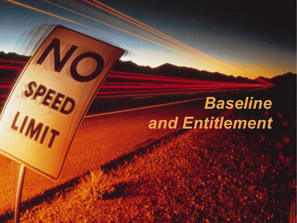 BATraining-BaselineandEntitlement(ppt)-IT