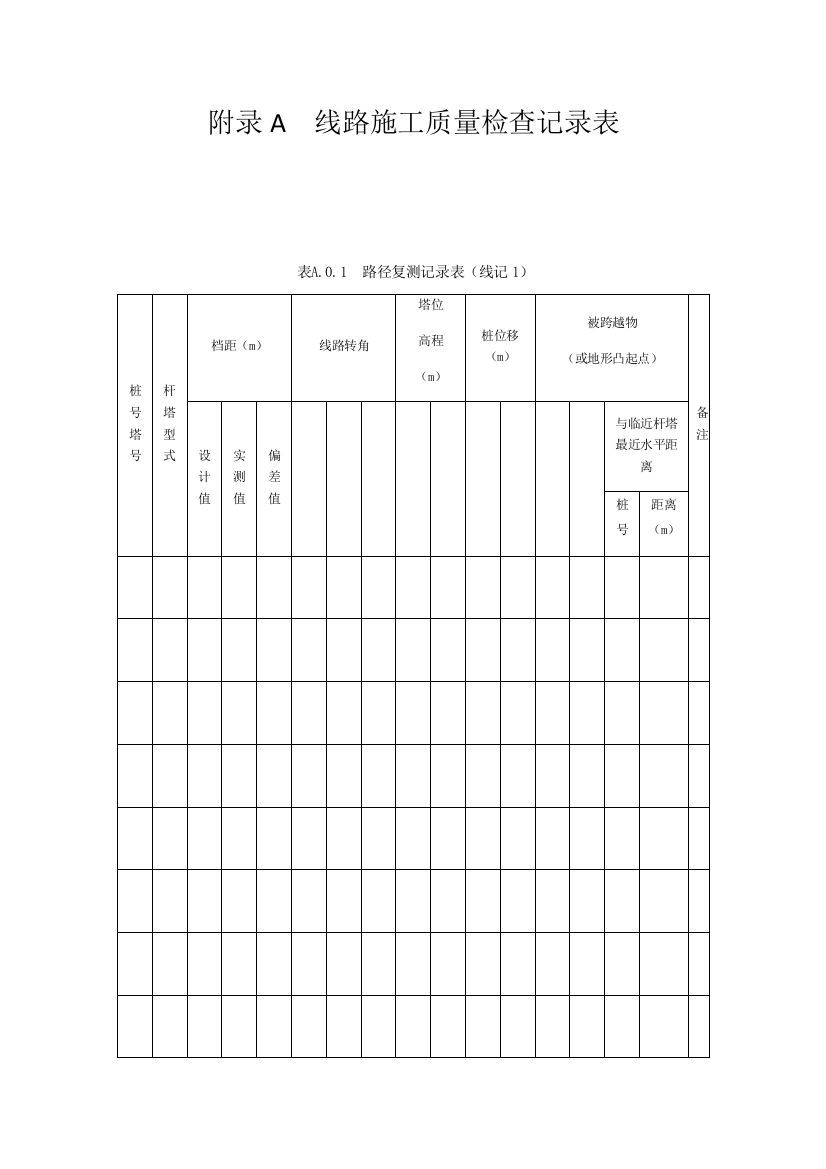 110kV750kV架空输电线路施工质量检验及评定规程