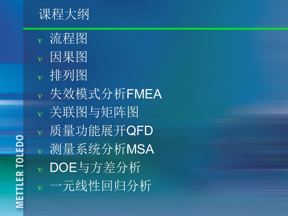 六SIGMA常用工具专业知识课件